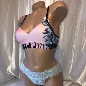 PINK PANTY AND BRA SET